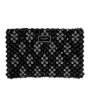 Kate Sade Flower beaded shoulder bag